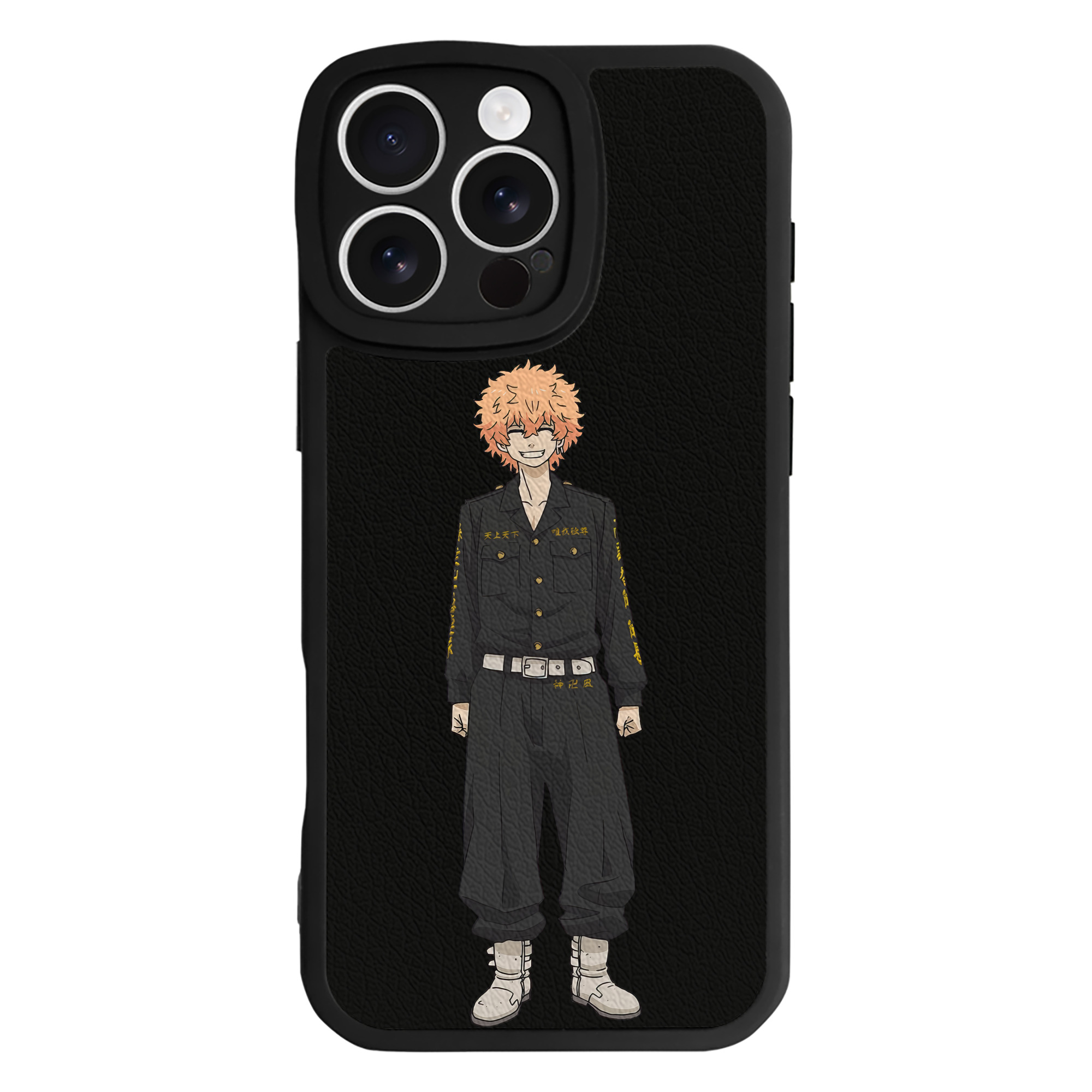 （画像用） 東京リベンジャーズ Tokyo Revengers 【iPhone 16シリーズ対応】シリコンスマホケース（レザー調） 材質：シリコン